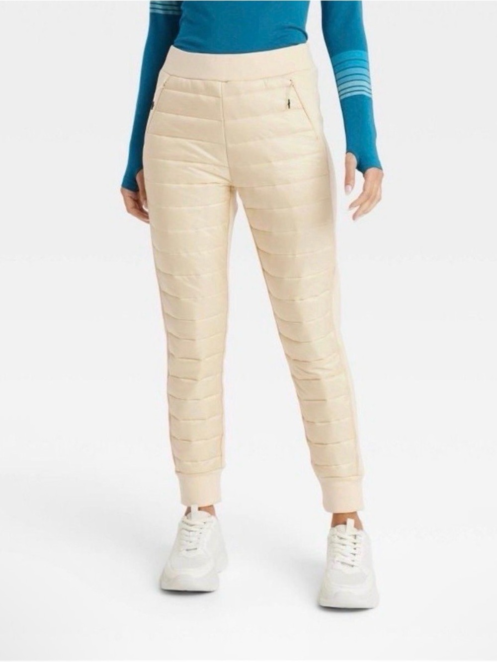JoyLab Women's Quilted Puffer Jogger